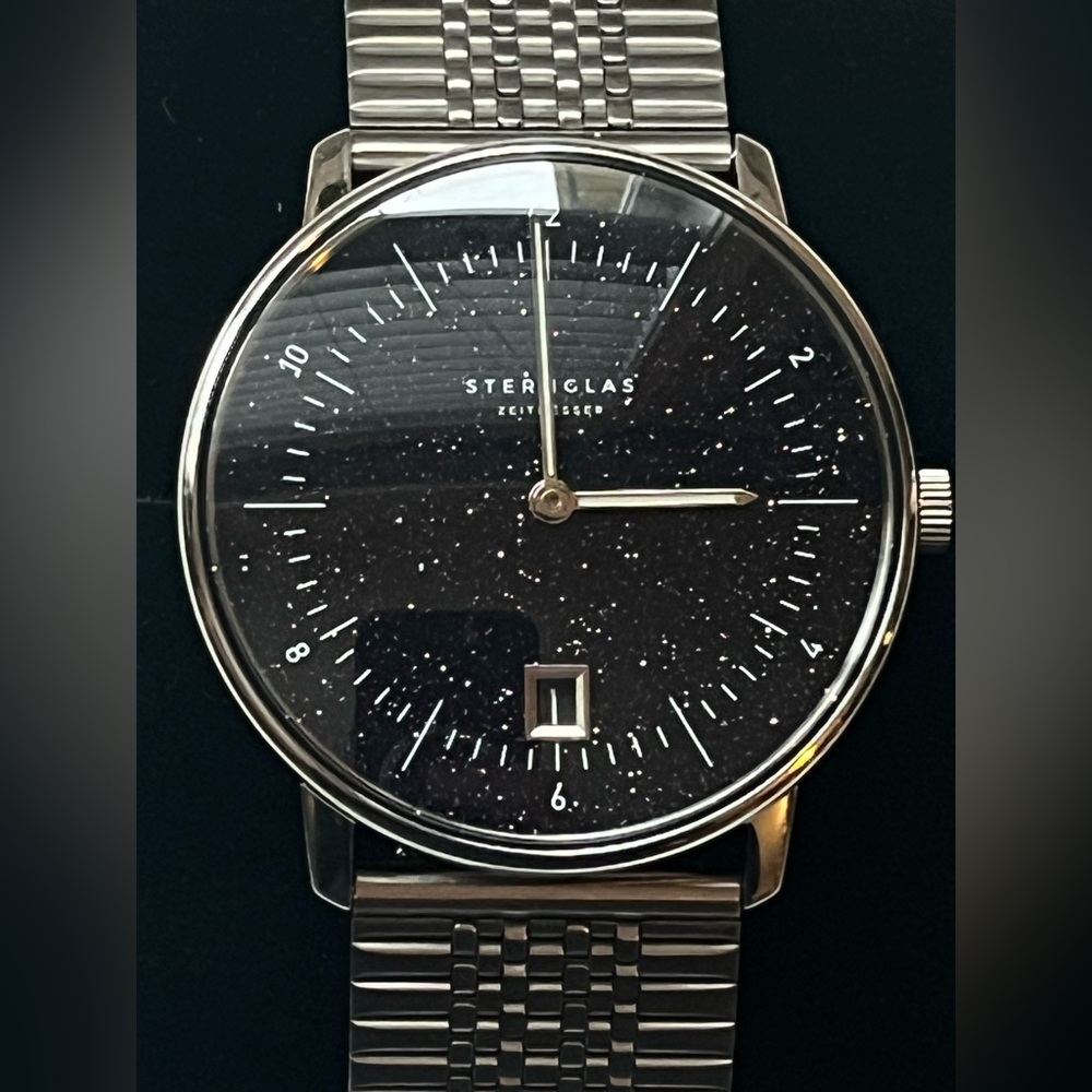 Sternglas Aventurine Dial Watch